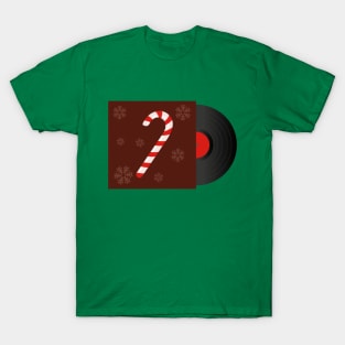 Christmas Music Vinyl | Gift Ideas | Candy Cane T-Shirt